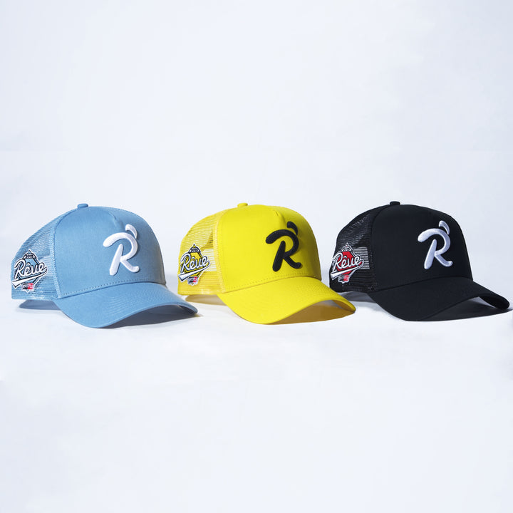 R SCRIPT TRUCKER HATS